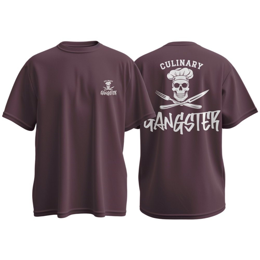 SICK CUISINE OVERSIZE SHIRT CULINARY GANGSTER PURPLE